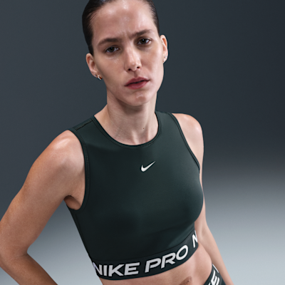ナイキ レディース タンクトップ Nike Pro Women's Dri-FIT Cropped Tank Top - Black Nike Pro Women's Dri-FIT Cropped Tank Top. Nike.com